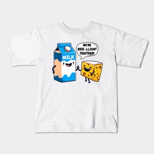 Milk and cheese best Buddies Kids T-Shirt